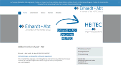 Desktop Screenshot of erhardt-abt.de